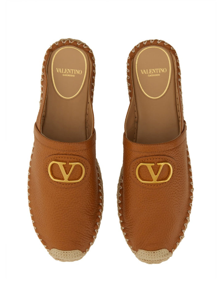 Valentino Garavani Flat Shoes - Brown | Wanan Luxury