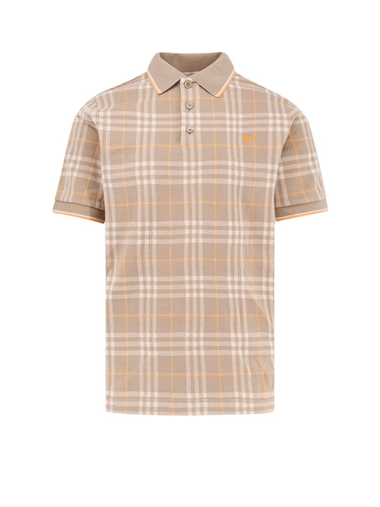 Stan Polo Shirt With Check Print