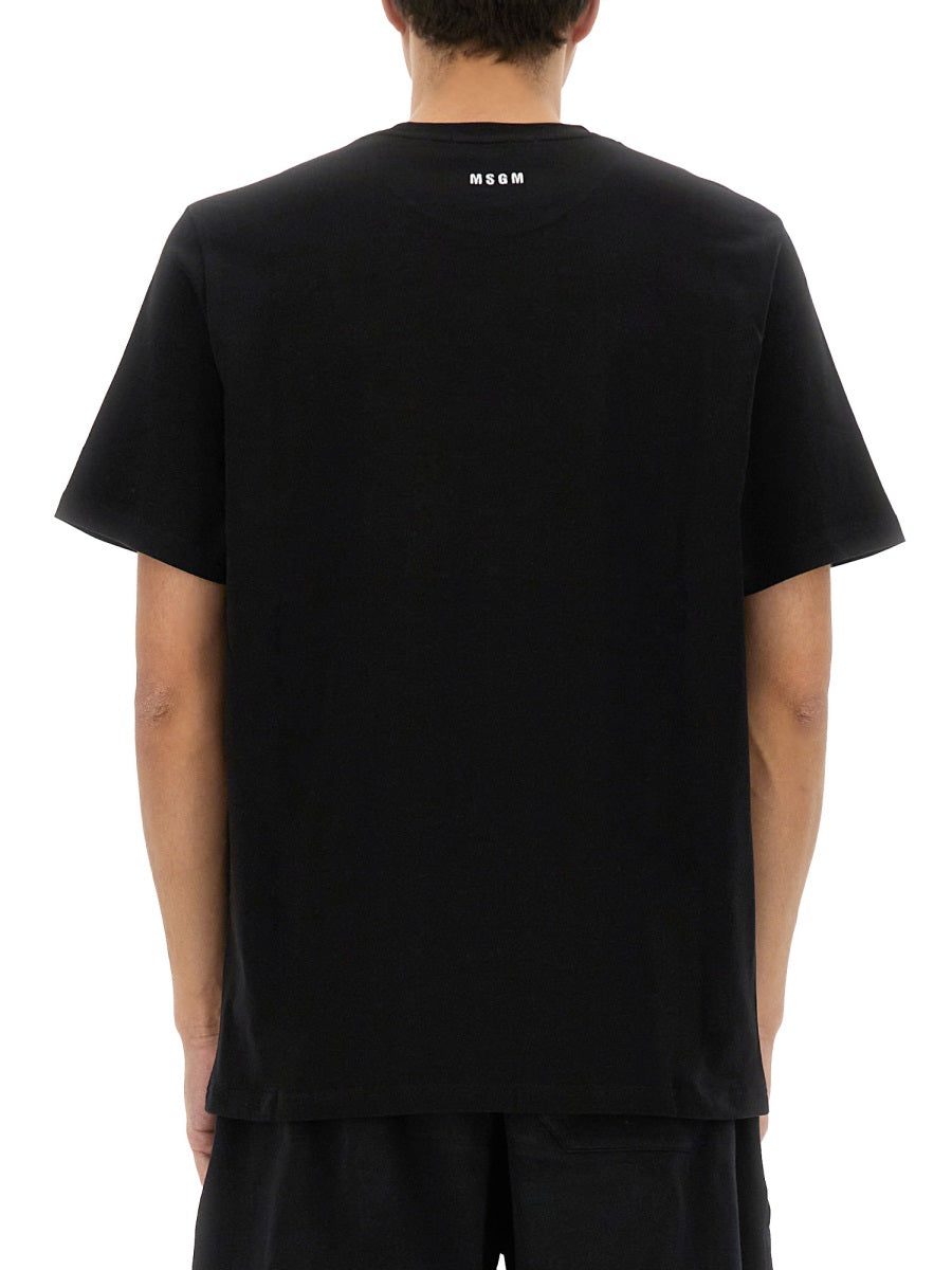 MSGM T shirts - Black | Wanan Luxury