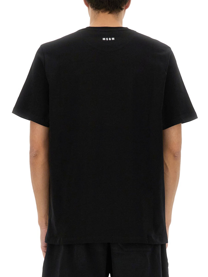 MSGM T shirts - Black | Wanan Luxury