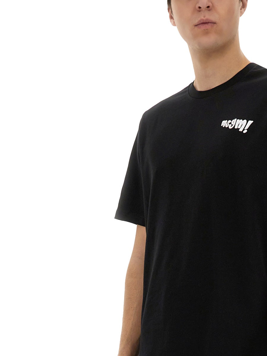 MSGM T shirts - Black | Wanan Luxury