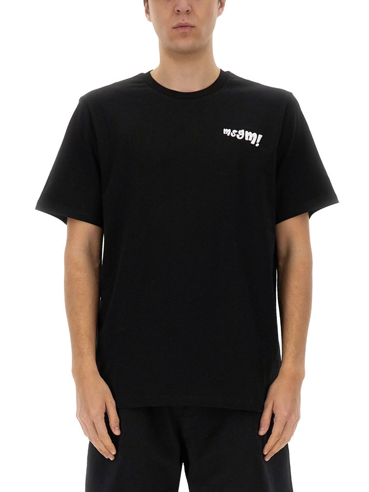 MSGM T shirts - Black | Wanan Luxury
