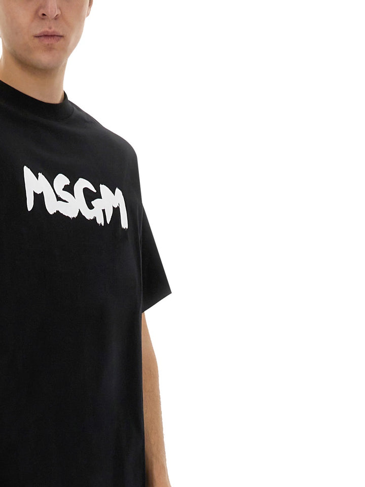 MSGM T shirts - Black | Wanan Luxury
