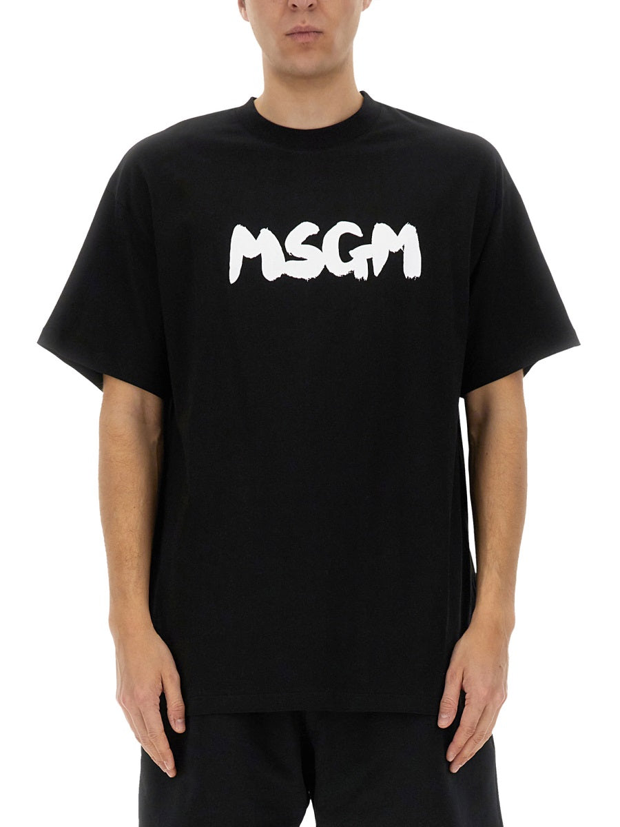 MSGM T shirts - Black | Wanan Luxury