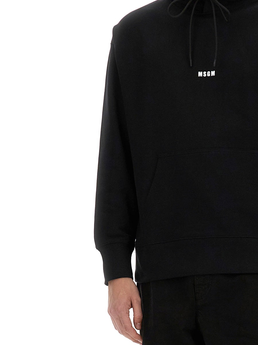 MSGM Sweatshirts - Black | Wanan Luxury