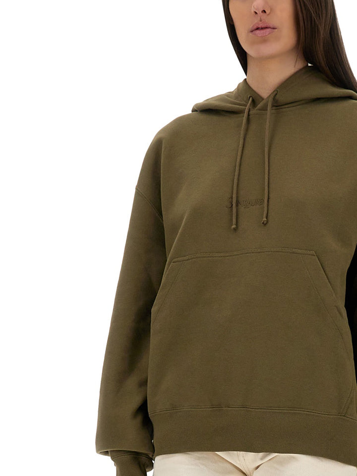 Saint Laurent Sweatshirts - Green | f5f04730953b238858c5193b2cd51ae0887b839f