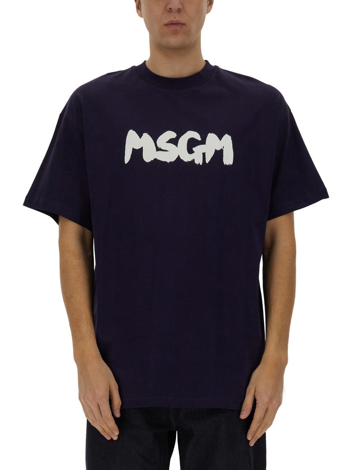 MSGM T shirts - Blue | Wanan Luxury