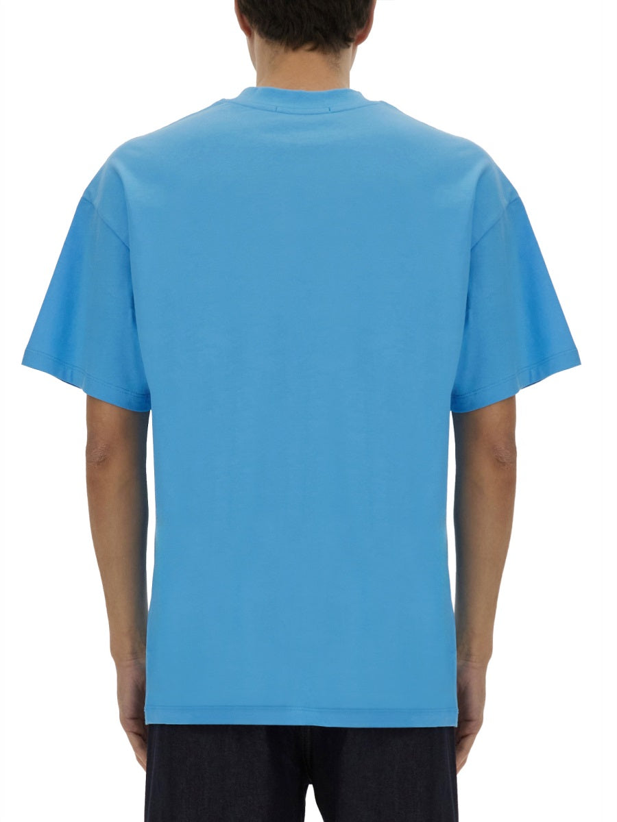 MSGM T shirts - Light Blue | Wanan Luxury