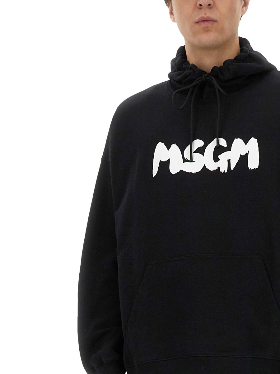 MSGM Sweatshirts - Black | Wanan Luxury