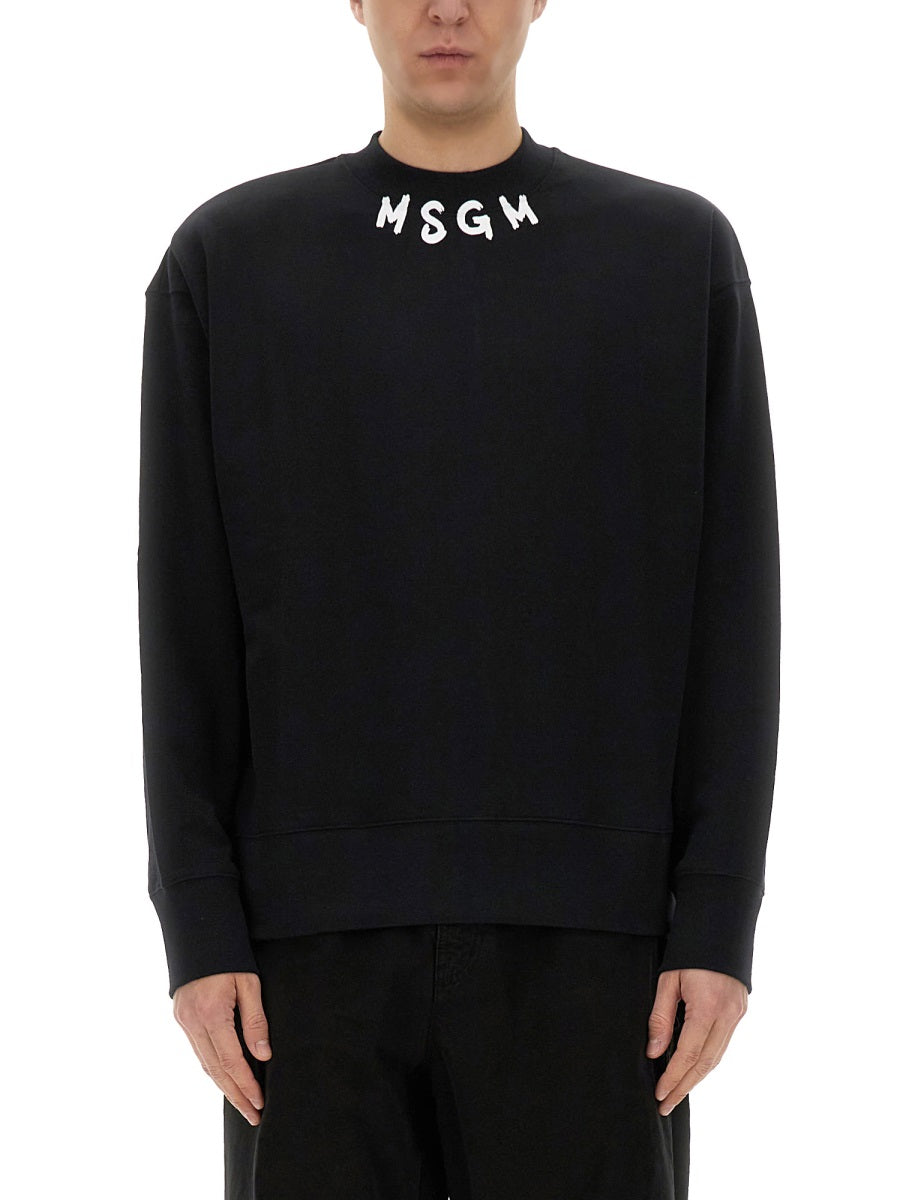 MSGM Sweatshirts - Black | Wanan Luxury