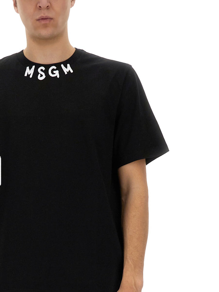 MSGM T shirts - Black | Wanan Luxury