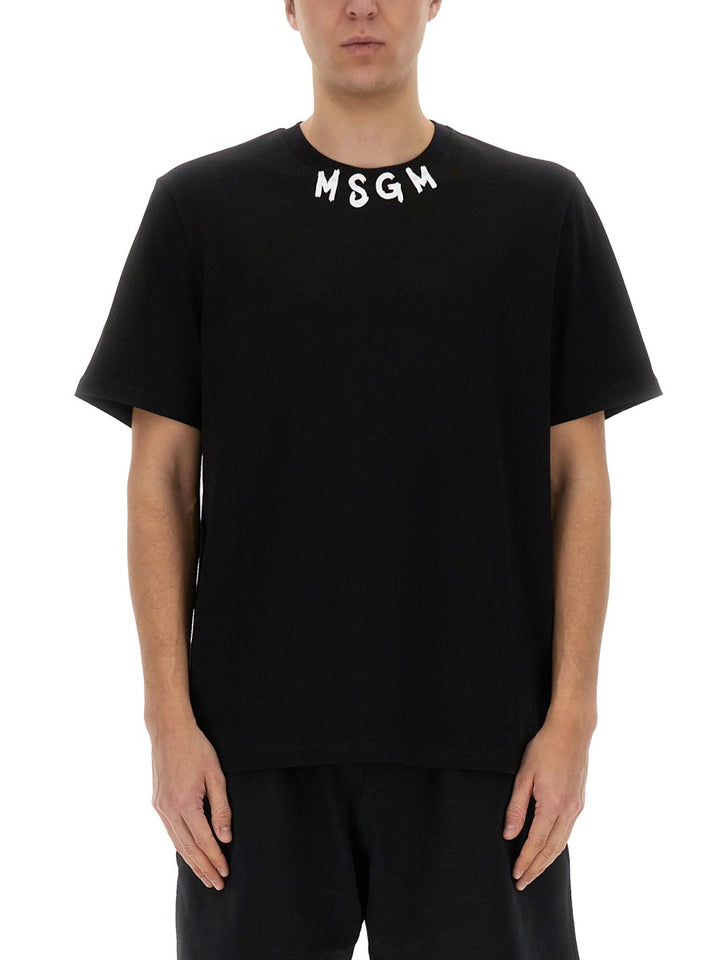 MSGM T shirts - Black | Wanan Luxury