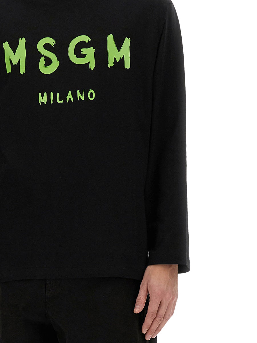 MSGM Sweatshirts - Black | Wanan Luxury