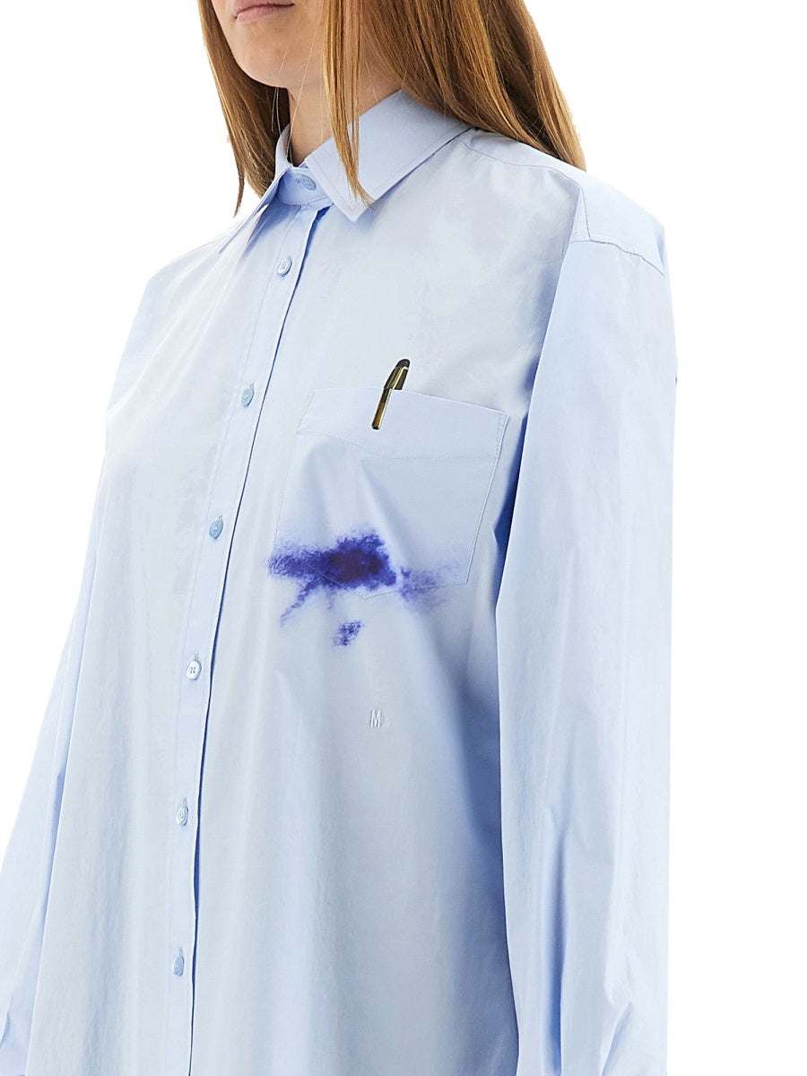 Moschino Shirts - White, Light Blue | Wanan Luxury