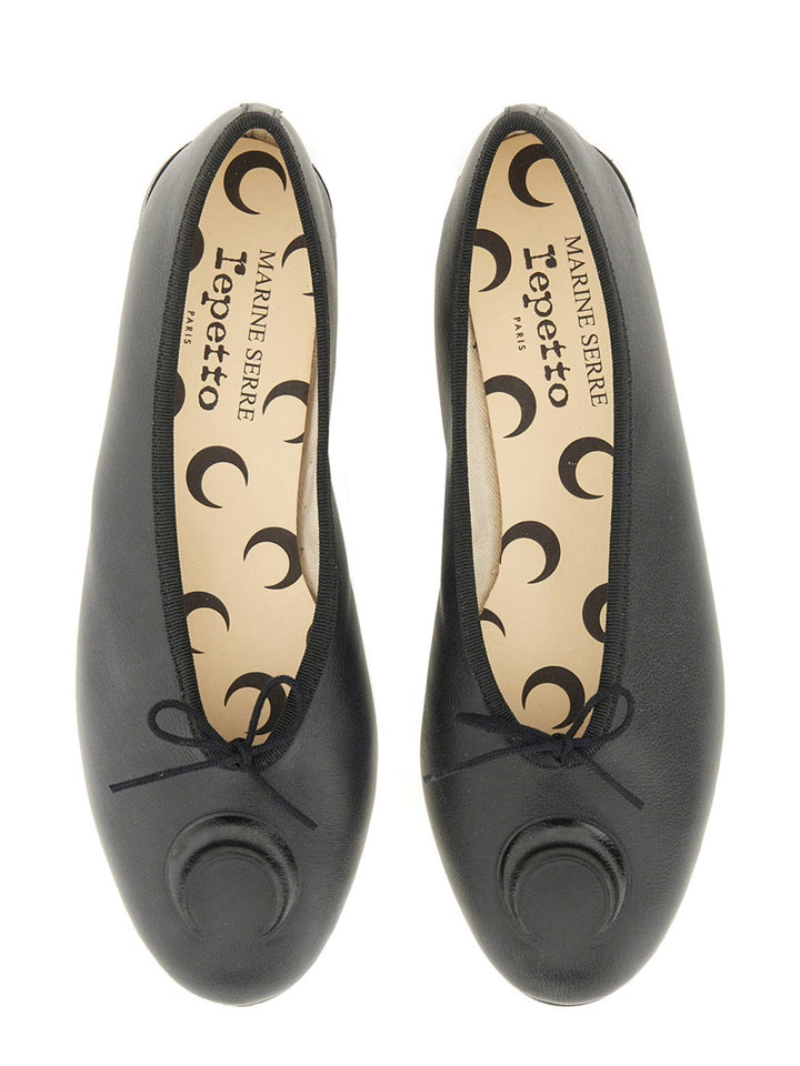 Marine Serre Flat Shoes - Black | Wanan Luxury