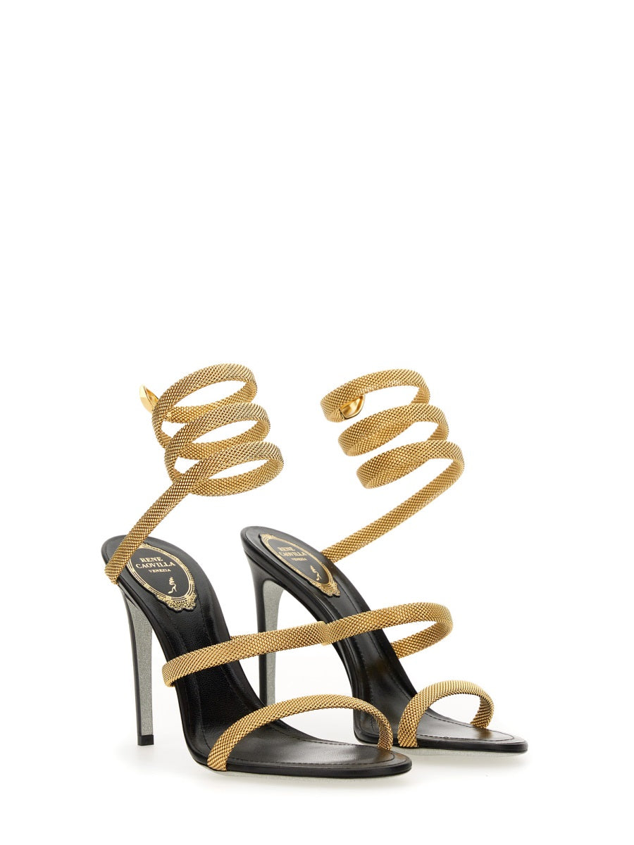 René Caovilla pumps - Gold | Wanan Luxury