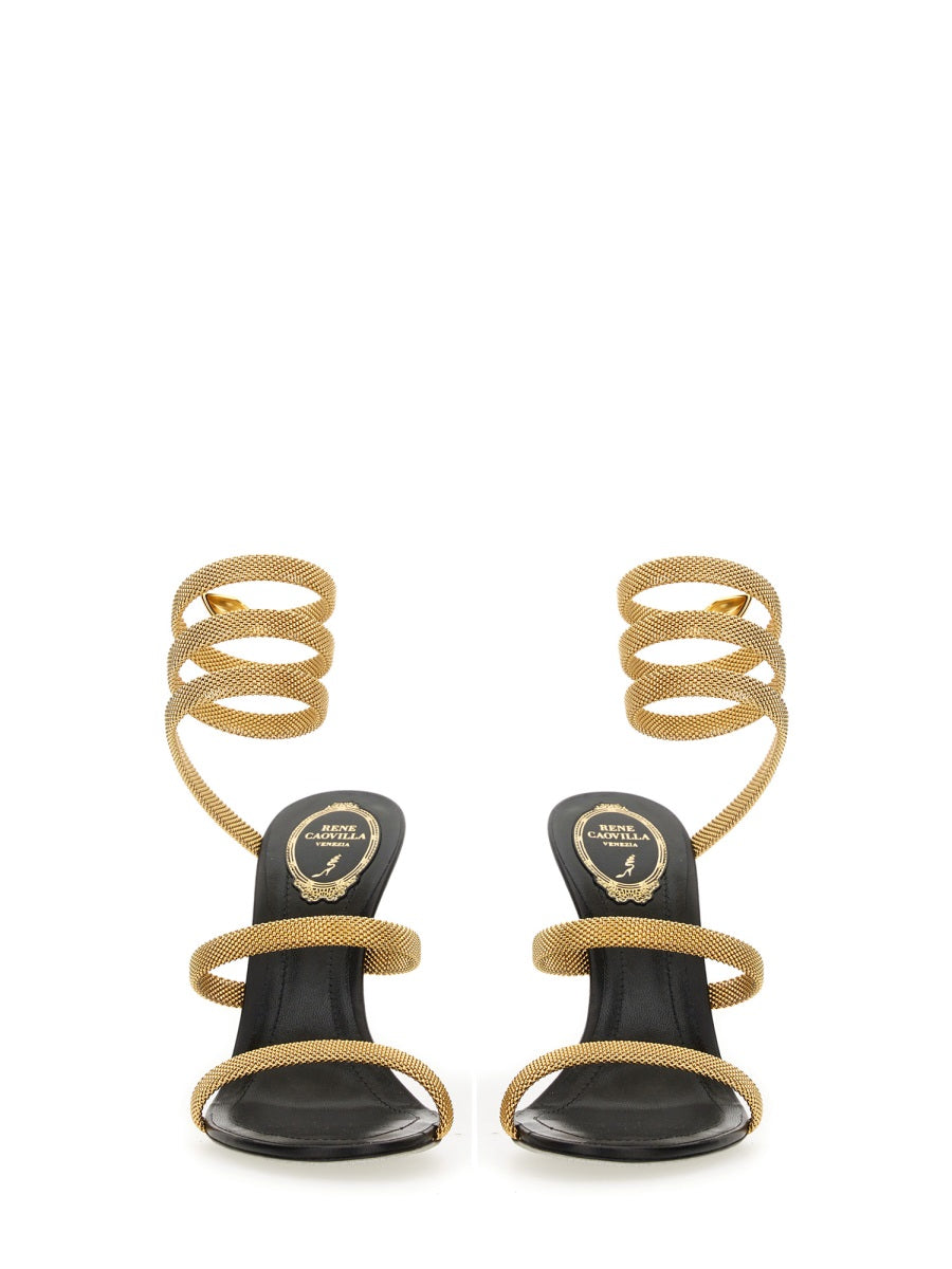 René Caovilla pumps - Gold | Wanan Luxury