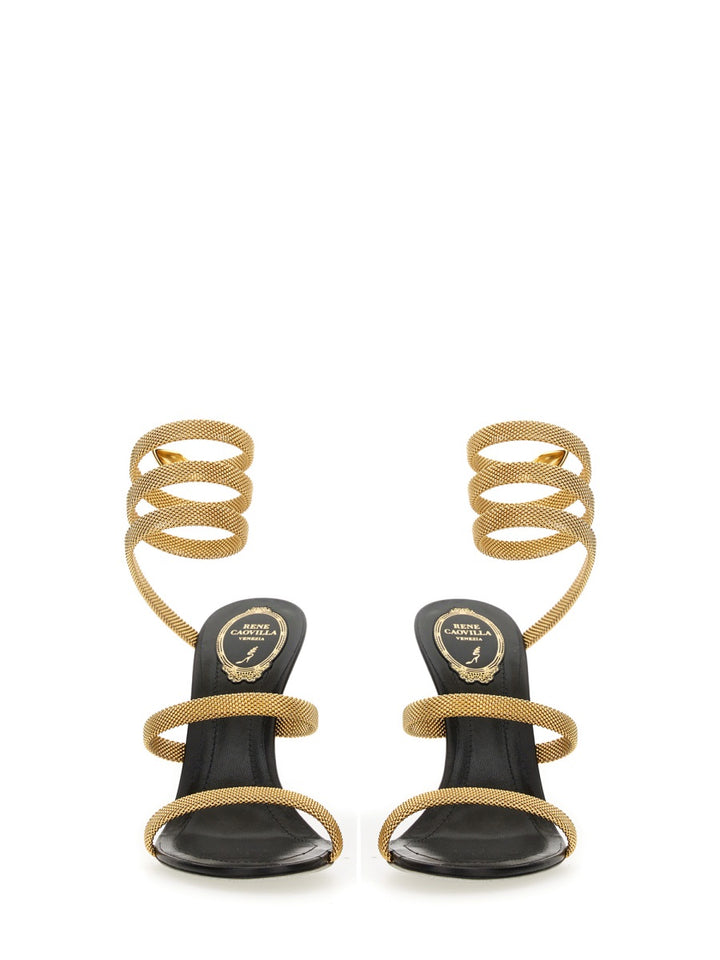 René Caovilla pumps - Gold | Wanan Luxury