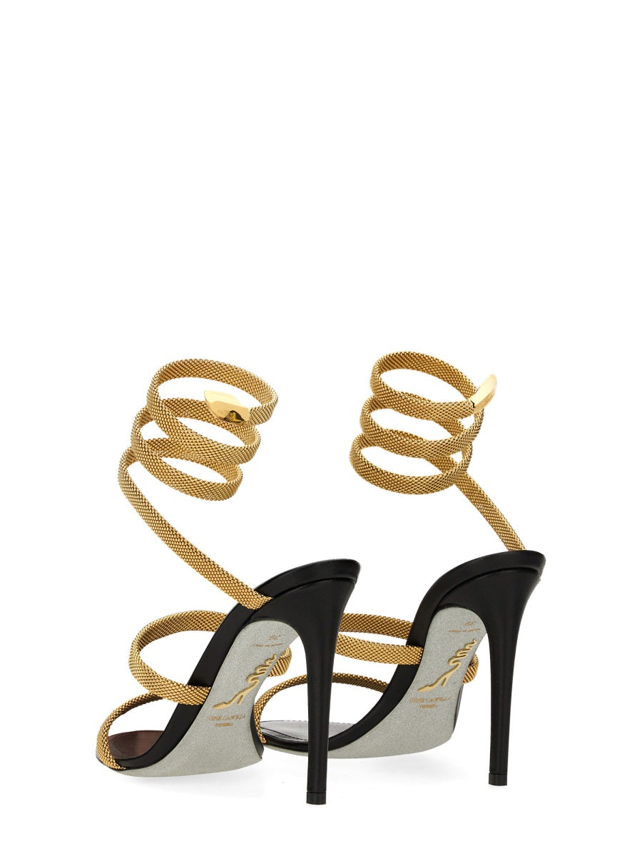 René Caovilla pumps - Gold | Wanan Luxury