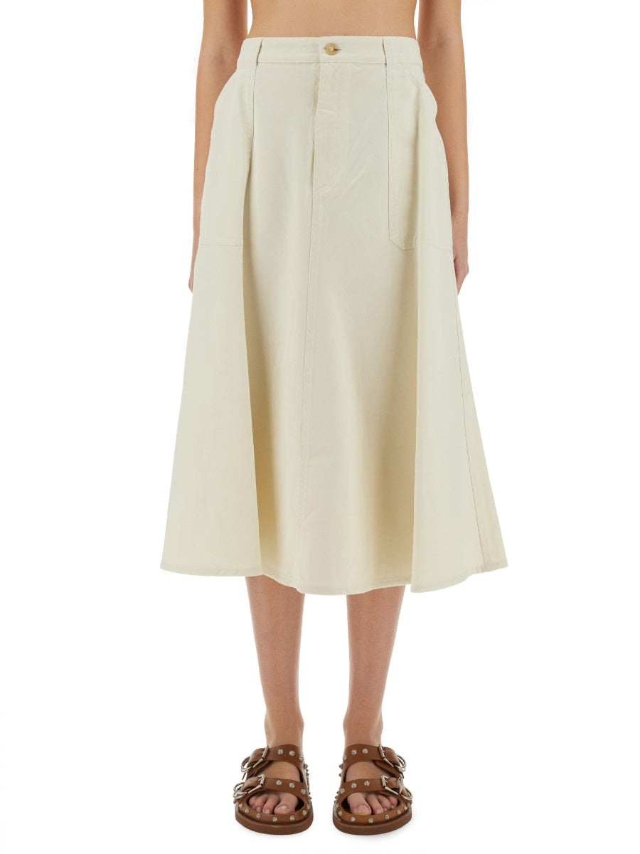 A.P.C. Skirts - White | Wanan Luxury