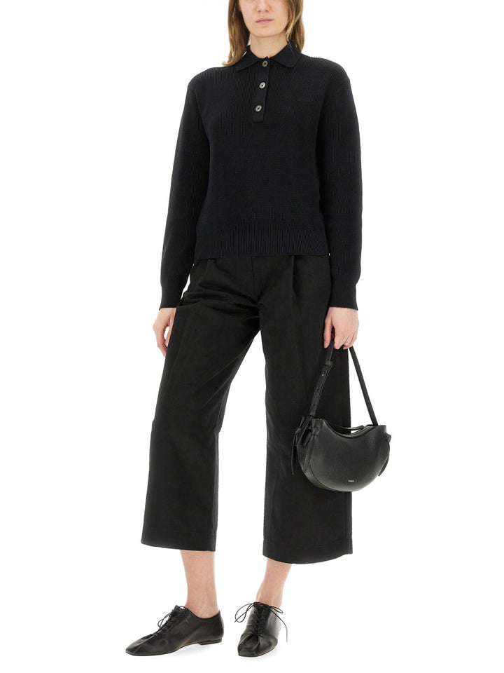 Studio Nicholson Polo - Black | Wanan Luxury