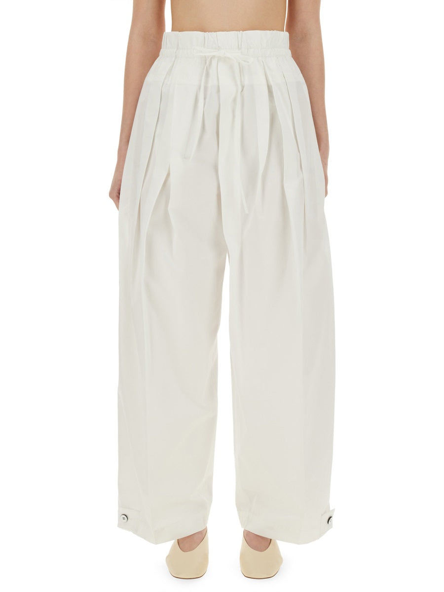 Jil Sander Pants - White | 6b251de0ac6b088ff0d530e412dc83cda4a25e6c