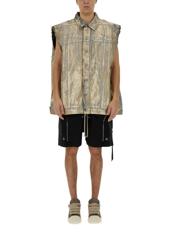 Rick Owens x Drkshdw Gilet - Gold | Wanan Luxury