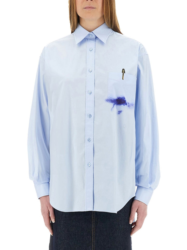 Moschino Shirts - White, Light Blue | Wanan Luxury