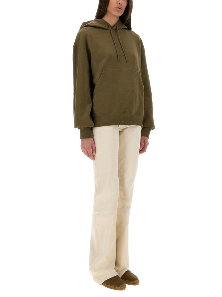Saint Laurent Sweatshirts - Green | e1410422b73c832175c3a89719f666284e147185