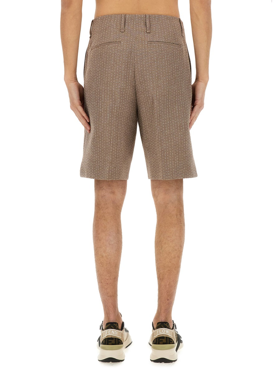Fendi Shorts - Beige | Wanan Luxury