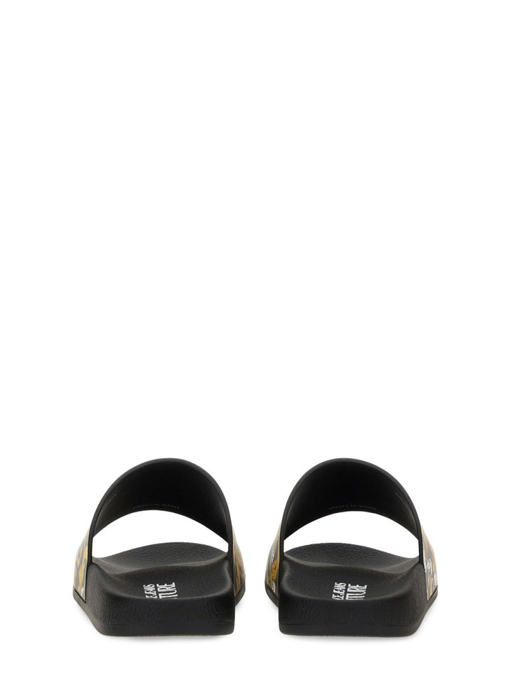 Versace Jeans Couture Sandals - Black | Wanan Luxury