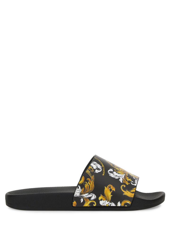 Versace Jeans Couture Sandals - Black | Wanan Luxury
