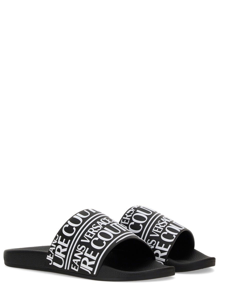 Versace Jeans Couture Sandals - Black | Wanan Luxury