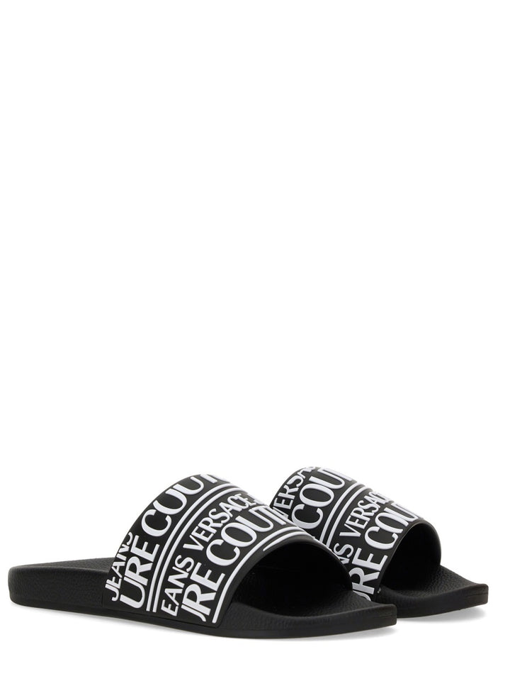 Versace Jeans Couture Sandals - Black | Wanan Luxury