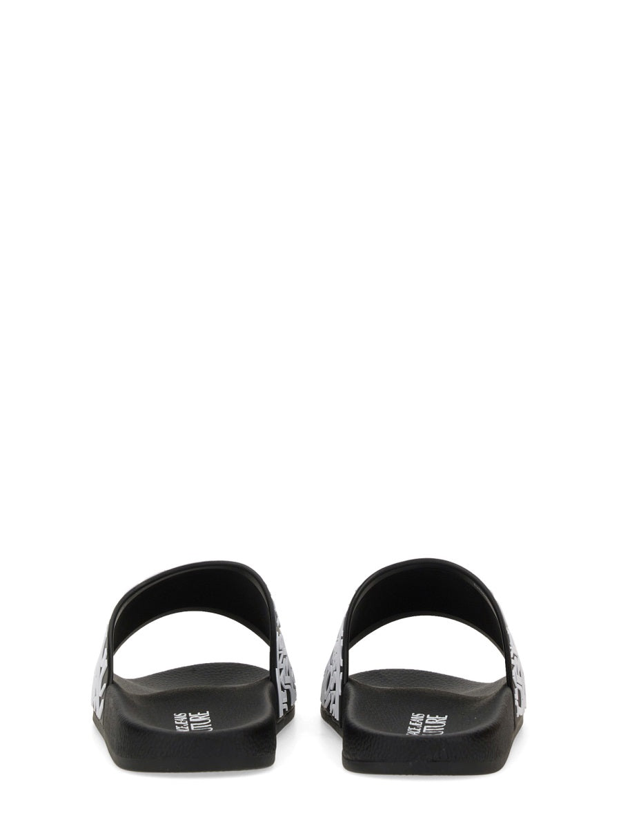 Versace Jeans Couture Sandals - Black | Wanan Luxury