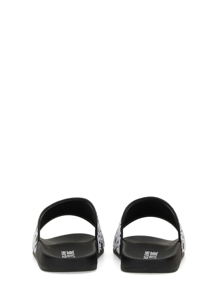 Versace Jeans Couture Sandals - Black | Wanan Luxury