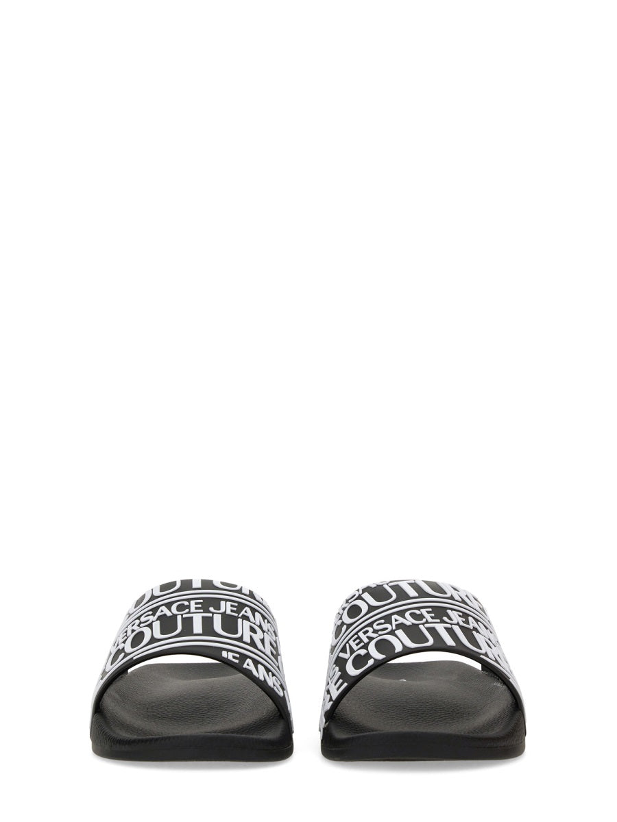 Versace Jeans Couture Sandals - Black | Wanan Luxury