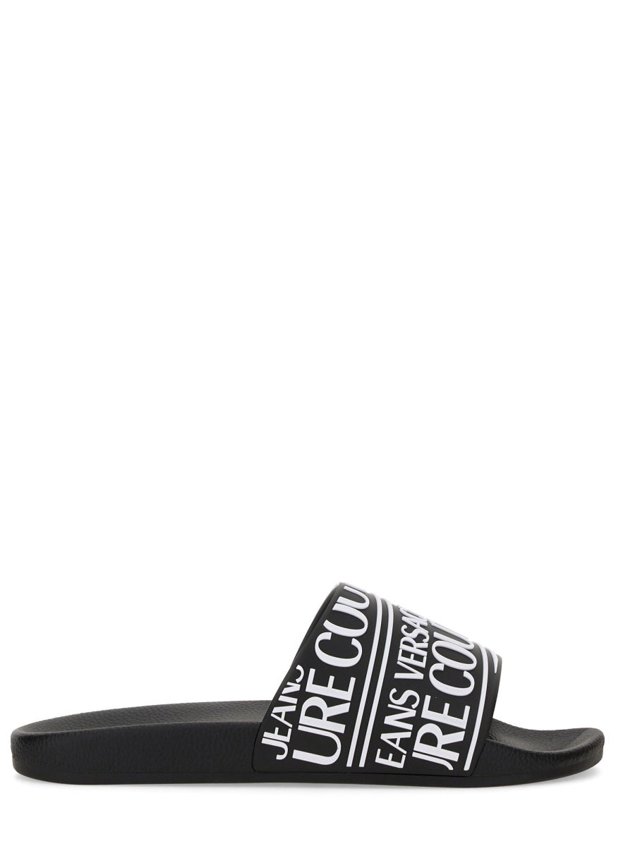 Versace Jeans Couture Sandals - Black | Wanan Luxury