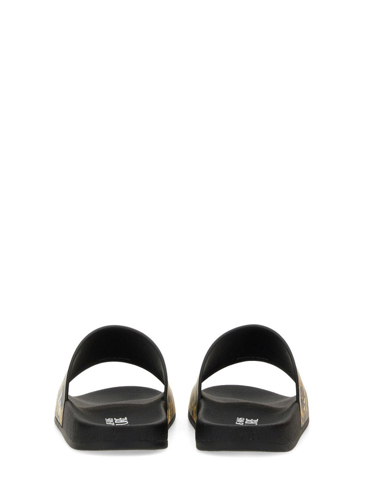 Versace Jeans Couture Sandals - Black | Wanan Luxury