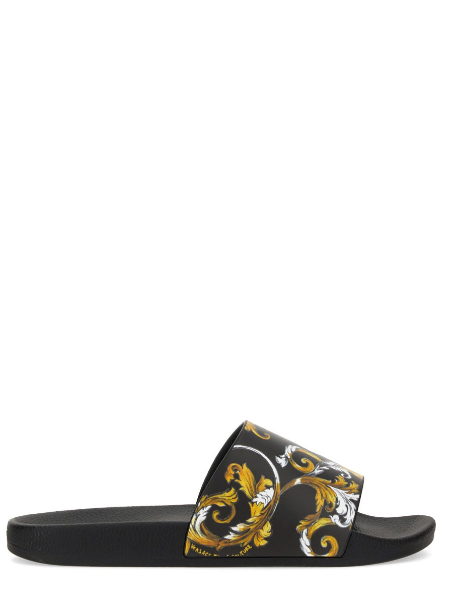 Versace Jeans Couture Sandals - Black | Wanan Luxury
