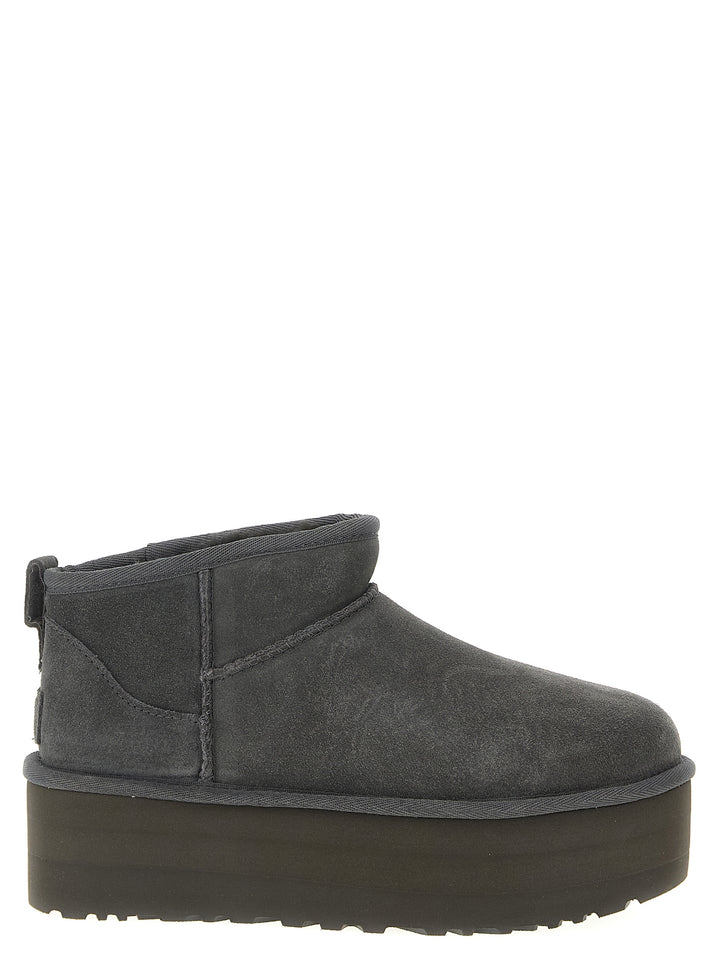 Ugg Classic Ultra Mini Platform Boots and Ankle Boots - Gray | 0d631d5c3f0f7125ac8d3abcbca91056e143f01e