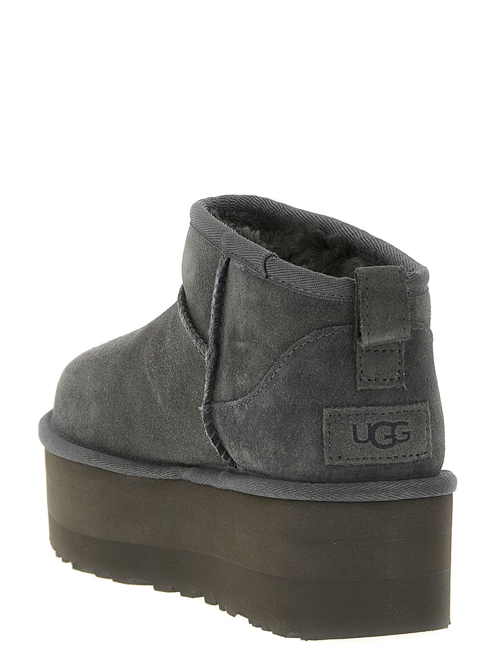 Ugg Classic Ultra Mini Platform Boots and Ankle Boots - Gray | 4e5ceb7c470209fe63db7cd65ee426ee02e55b9b