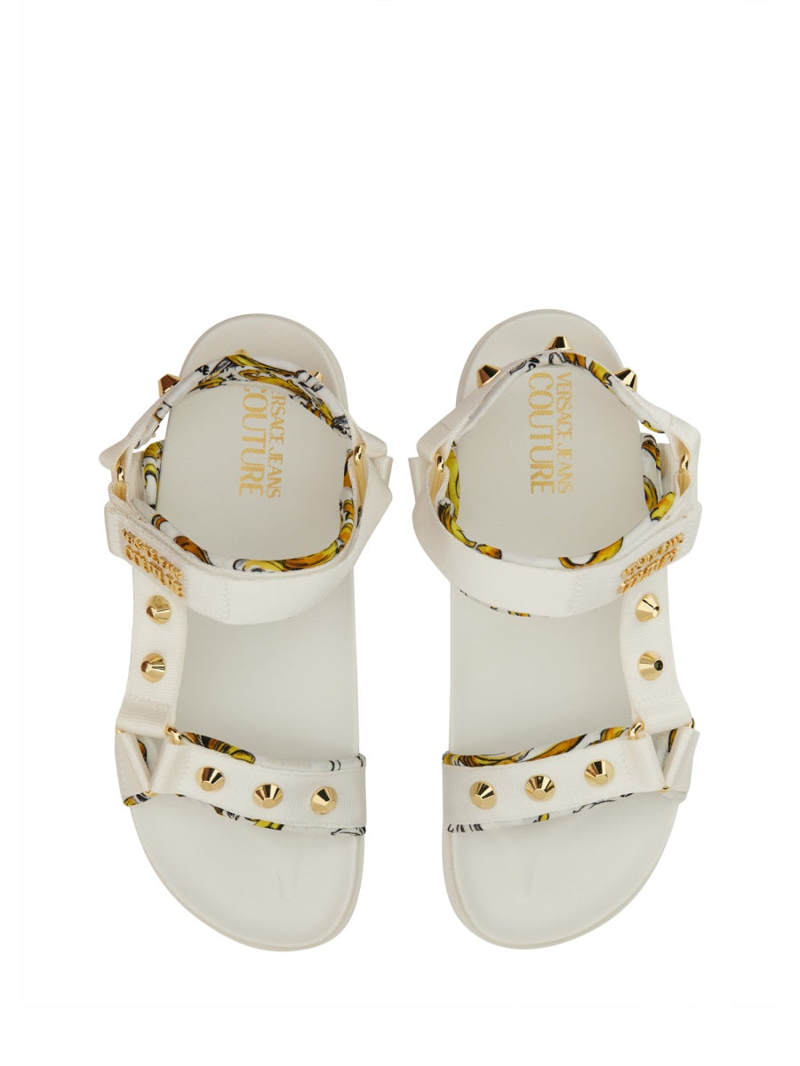 Versace Jeans Couture Sandals - White | Wanan Luxury