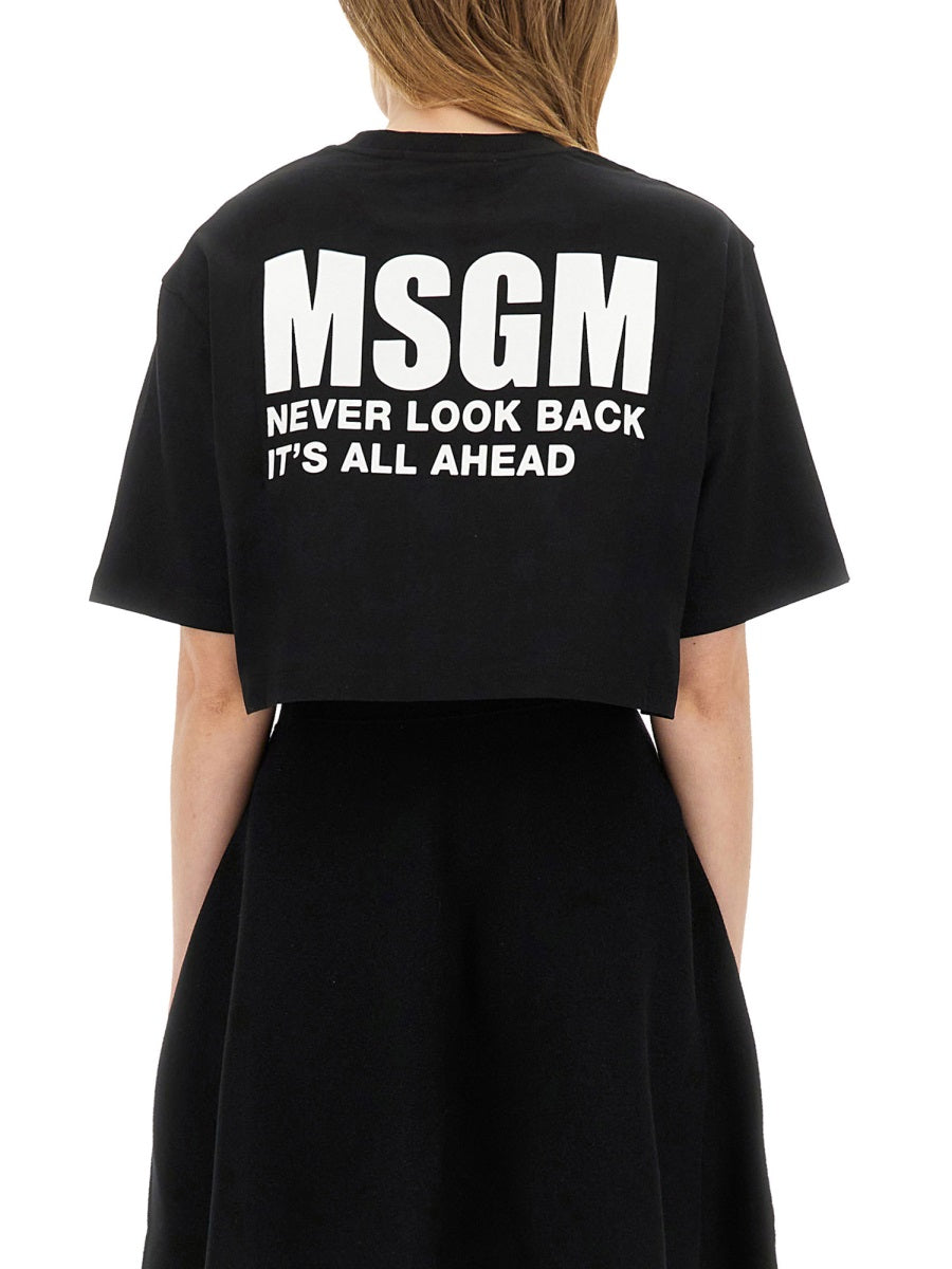 MSGM T shirts - Black | Wanan Luxury