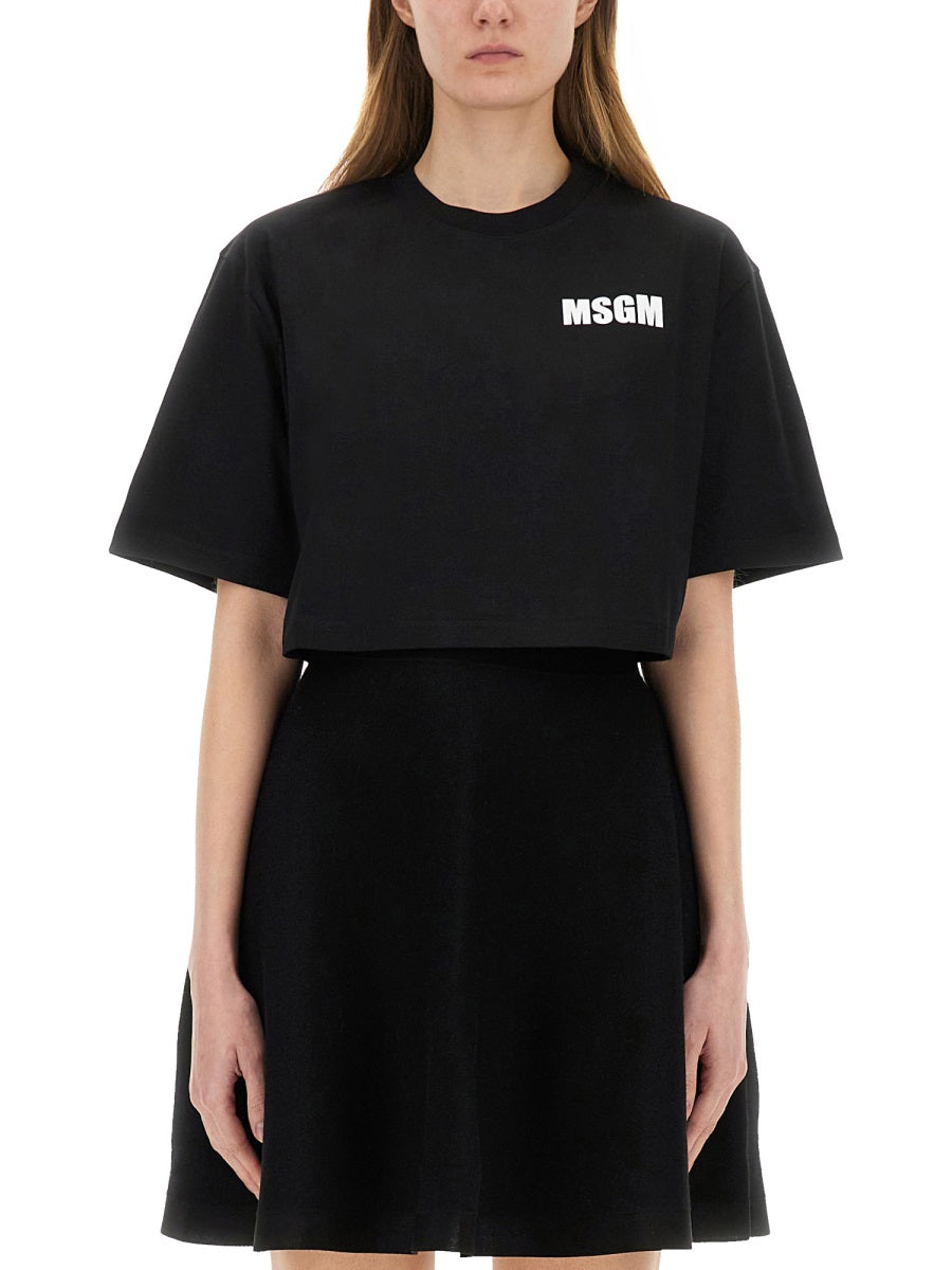 MSGM T shirts - Black | Wanan Luxury
