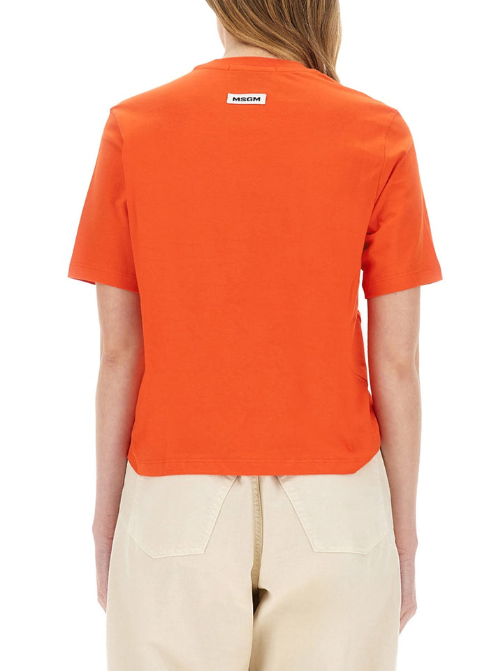 MSGM T shirts - Red | Wanan Luxury