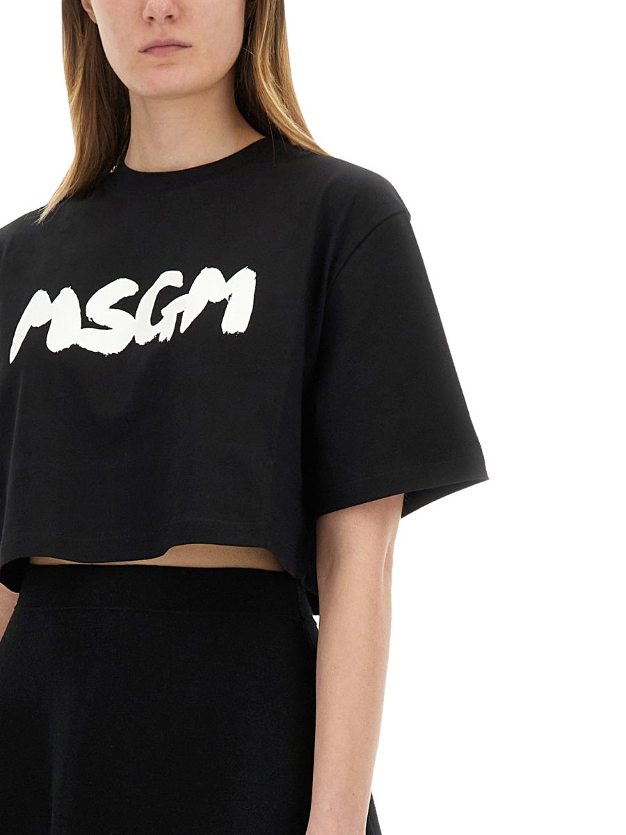 MSGM T shirts - Black | Wanan Luxury