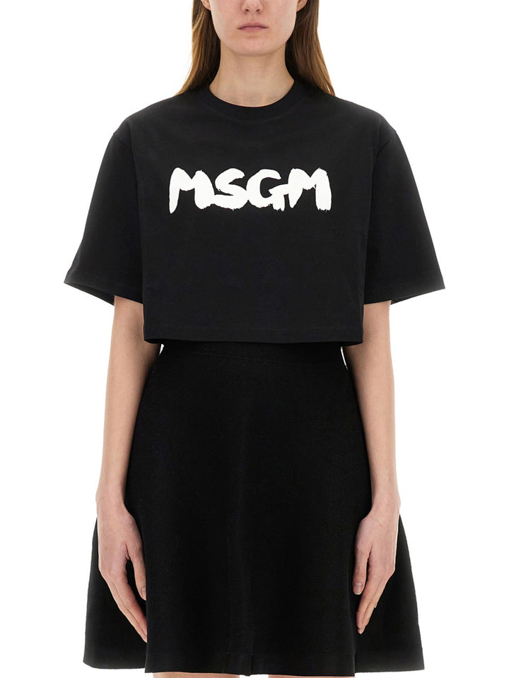 MSGM T shirts - Black | Wanan Luxury