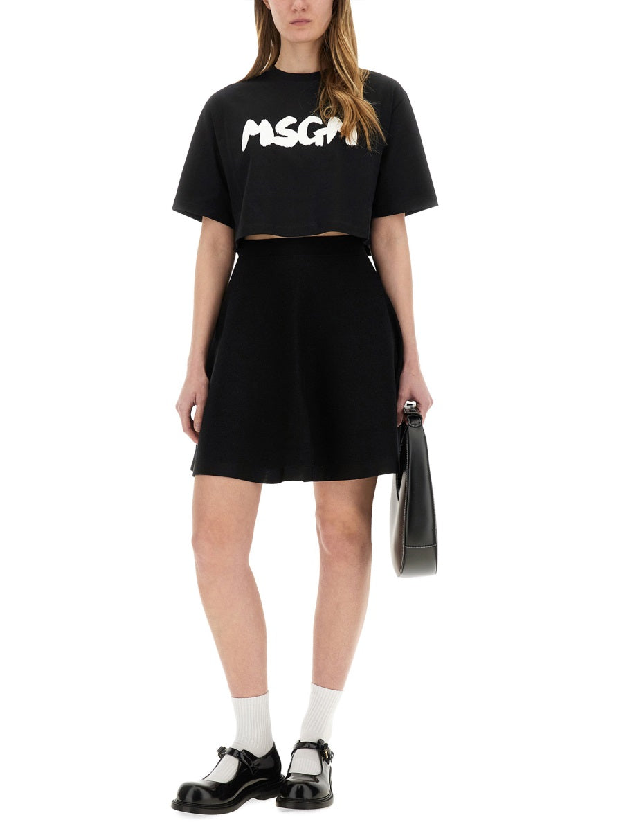 MSGM T shirts - Black | Wanan Luxury