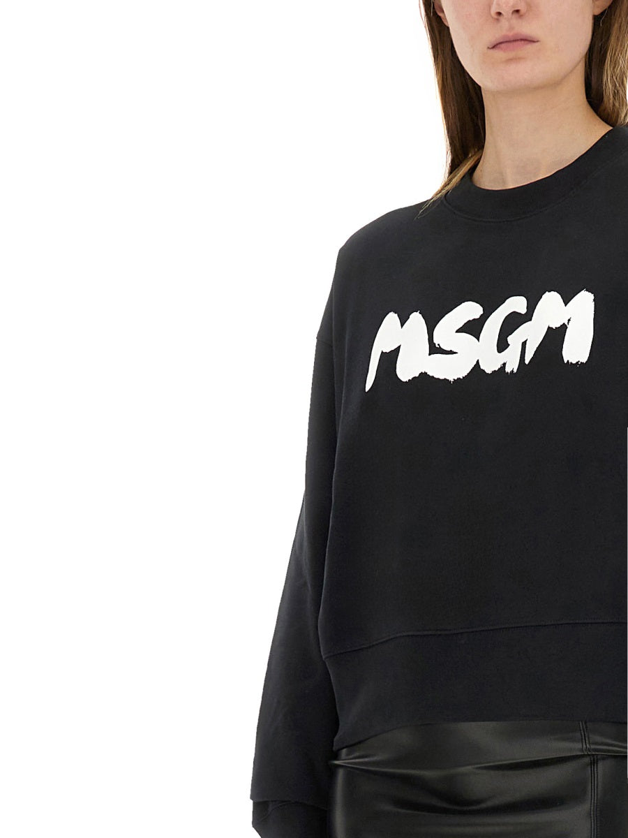 MSGM Sweatshirts - Black | Wanan Luxury